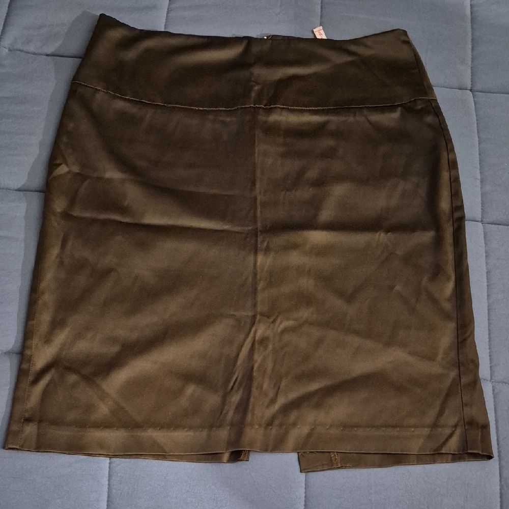 Lipsy Dark Brown Pencil Skirt